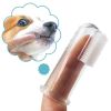 Super Soft Pet Finger Toothbrush Teddy Dog Brush Bad Breath Tartar Teeth Care Tool Dog Cleaning Silicagel Pet Supplies