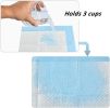 ScratchMe Super-Absorbent Waterproof Dog and Puppy Pet Training Pad, Housebreaking Pet Pad, 20-Count Large-Size, 23.6''X35.4'', Blue, Large 20pcs