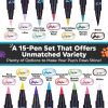 Dog Nail Polish Pens Quick Dry 15 Colors Pet Nail Polish for Dogs