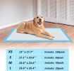 ScratchMe Super-Absorbent Waterproof Dog and Puppy Pet Training Pad, Housebreaking Pet Pad, 50-Count Small-Size, 17.1''X23.6'', Blue