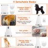 4 In 1 Electric Pet Dog Grooming Kit Cordless Rechargeable Pet Hair Trimmer