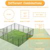 Portable16 Panel Dog Playpen 40" Height Dog Fence Exercise Pen with Doors