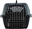 Aspen Pet Porter Heavy-Duty Pet Carrier Storm Gray and Black