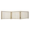 Four Paws 3 Panel Smart Folding Wood Gate for Pets