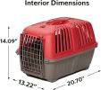 MidWest Spree Pet Carrier Red Plastic Dog Carrier