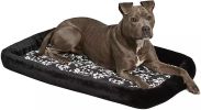 MidWest Quiet Time Bolster Bed Floral for Dogs