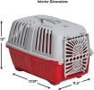 MidWest Spree Plastic Door Travel Carrier Red Pet Kennel