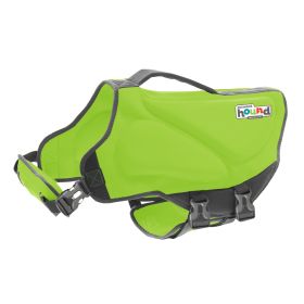 Outward Hound Dawson Swim Dog Life Jacket Green