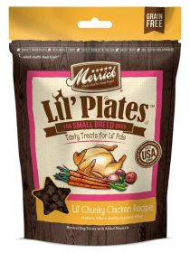 Merrick Lil' Plates Small Breed Treats Chunky Chicken Recipe