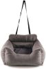 Paw PupProtector Memory Foam Dog Car Bed Gray Single Seat