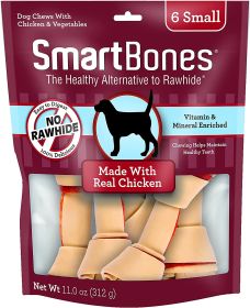 SmartBones Rawhide Free Chicken Bones Small