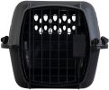 Aspen Pet Fashion Pet Porter Kennel Dark Gray and Black