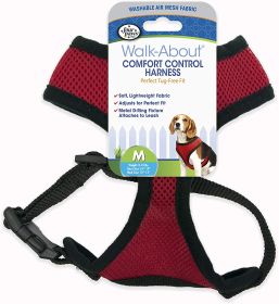 Four Paws Comfort Control Harness Red (size: Medium - 1 count)