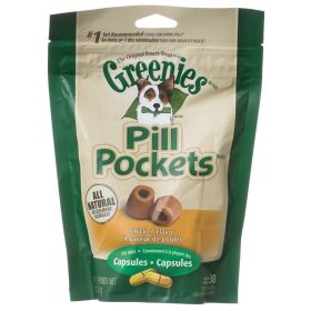 Greenies Pill Pockets Chicken Flavor Capsules (size: 7.9 oz)