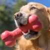 KONG Goodie Bone Durable Rubber Dog Chew Toy Red