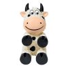 KONG Wiggi Cow Squeaker Dog Toy