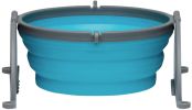 Loving Pets Bella Roma Blue Travel Bowl