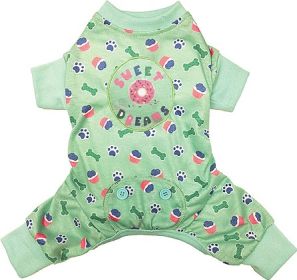 Fashion Pet Sweet Dreams Dog Pajamas Mint (size: Medium - 1 count)