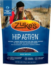 Zukes Hip Action Dog Treats Roasted Beef Recipe (size: 6 oz)